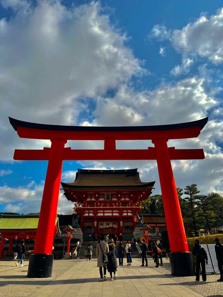 Fushimi Inari entrance: Romon Gate 