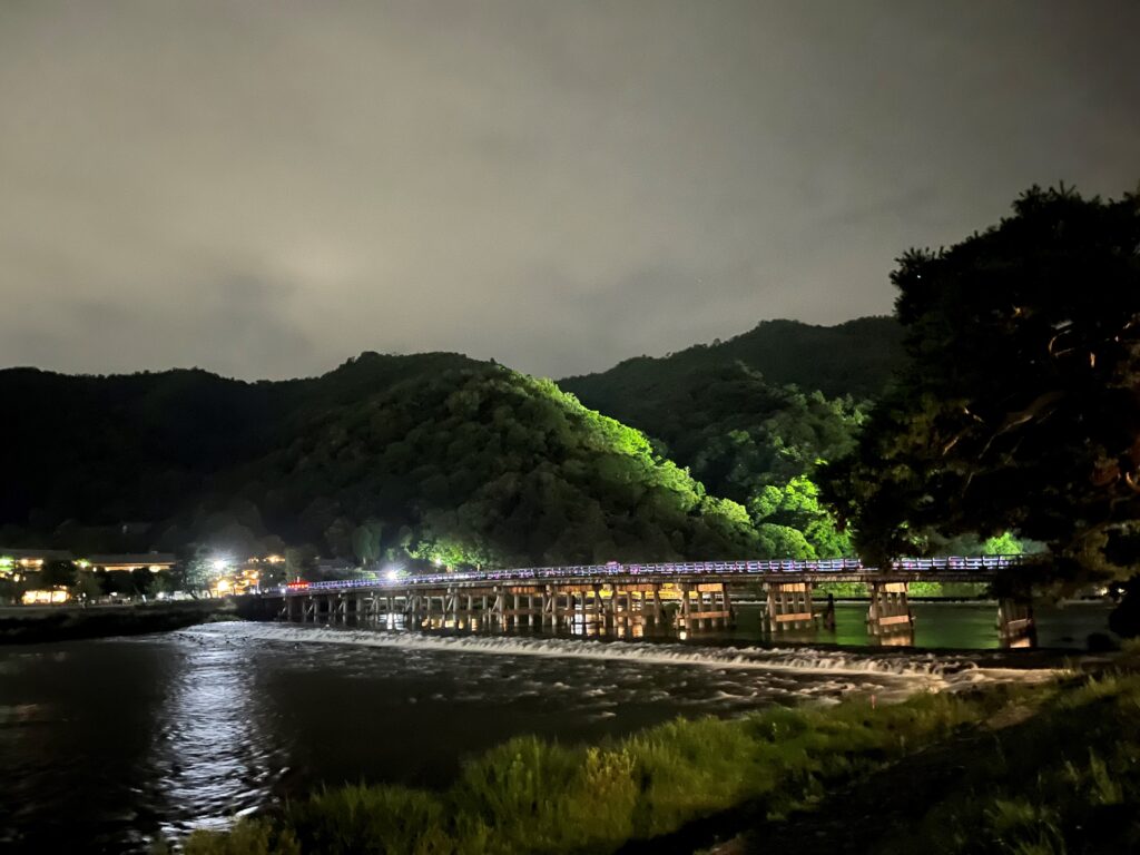 Togetsukyo at night