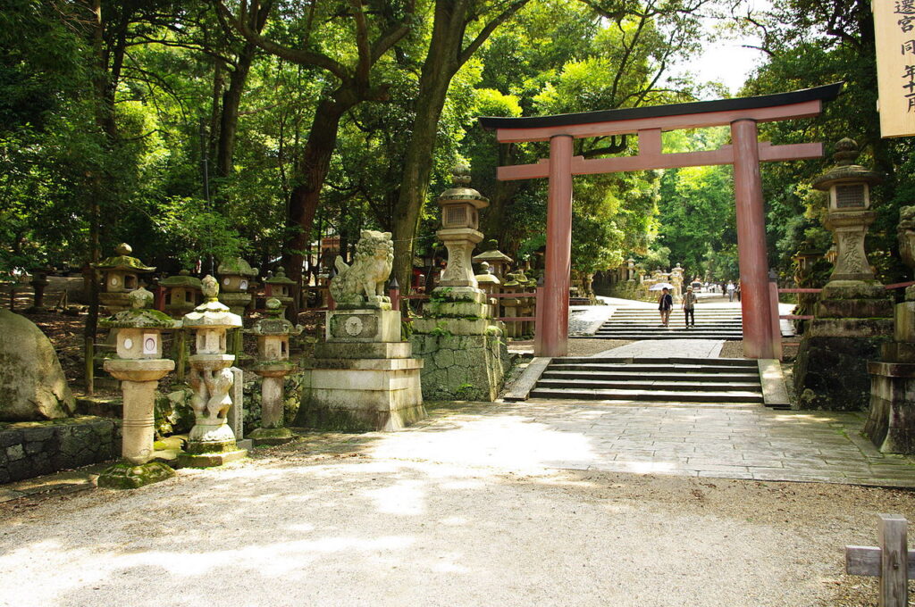 Torii inside the park (Source: Wikipedia)